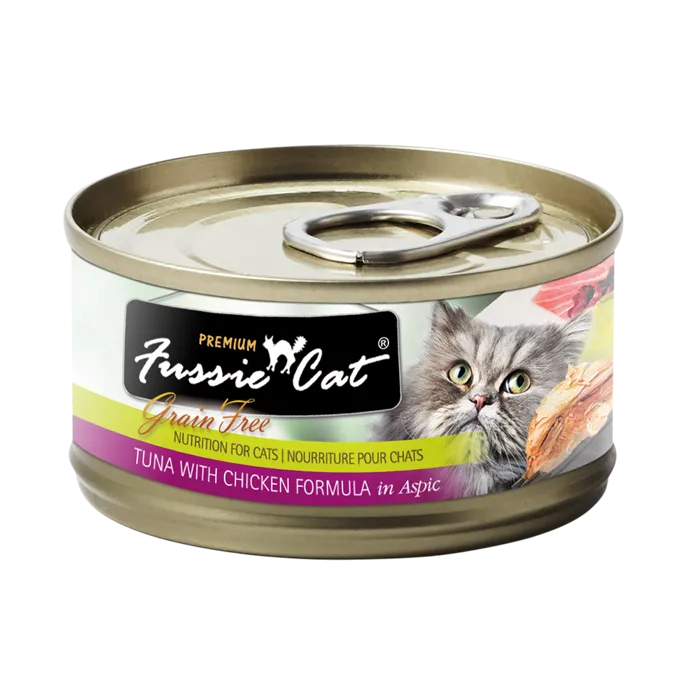 Fussie Cat Tuna w/Chicken 5.5oz