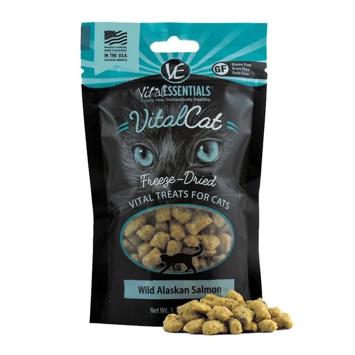 Vital Essentials Cat FD Salmon Bite Treat 1.1oz