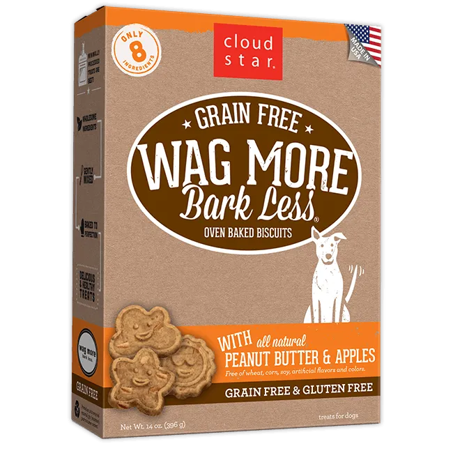 Wag More GF Oven Baked Pnbt/Apl 14oz.