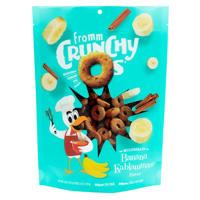 Fromm Dog Crunchy O's Banana Kablammas 6Oz