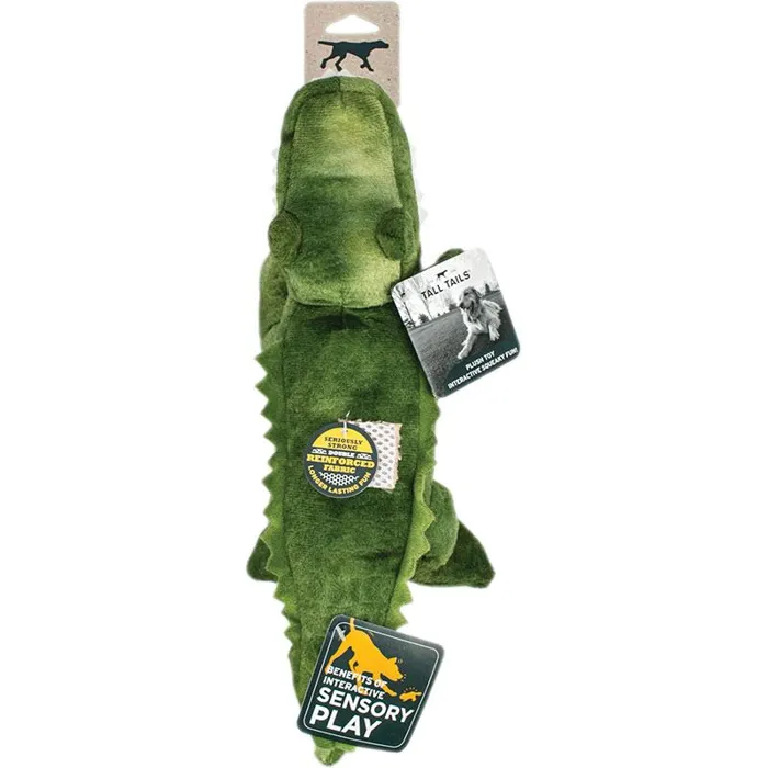 Tall Tails Plush Crunch Gator 15"
