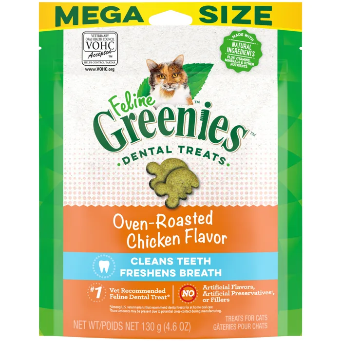 Feline Greenies Dental Chicken 4.6oz