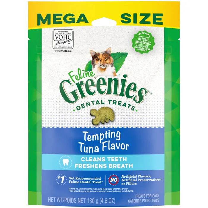 Feline Greenies Dental Tuna 4.6oz