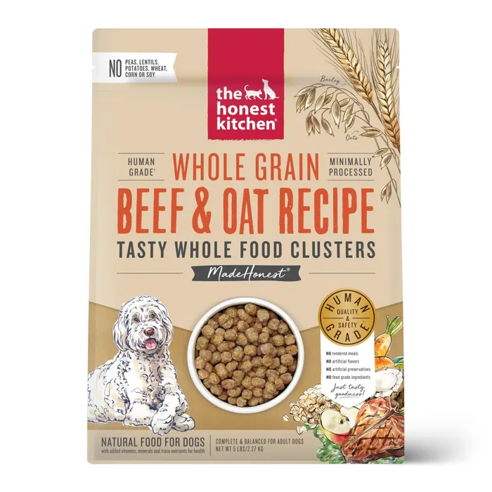 Honest Kitchen Dog Clusters Beef/Oat 5#