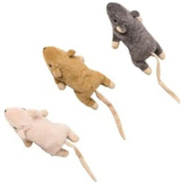 Flat Mouse W/catnip Cat Toy 5.5"