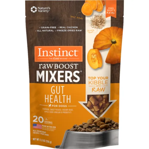 Instinct Dog Raw Boost Mixers Gut Health 5.5oz