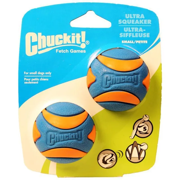 Chuckit Ultra Squeaker Ball 2 pack