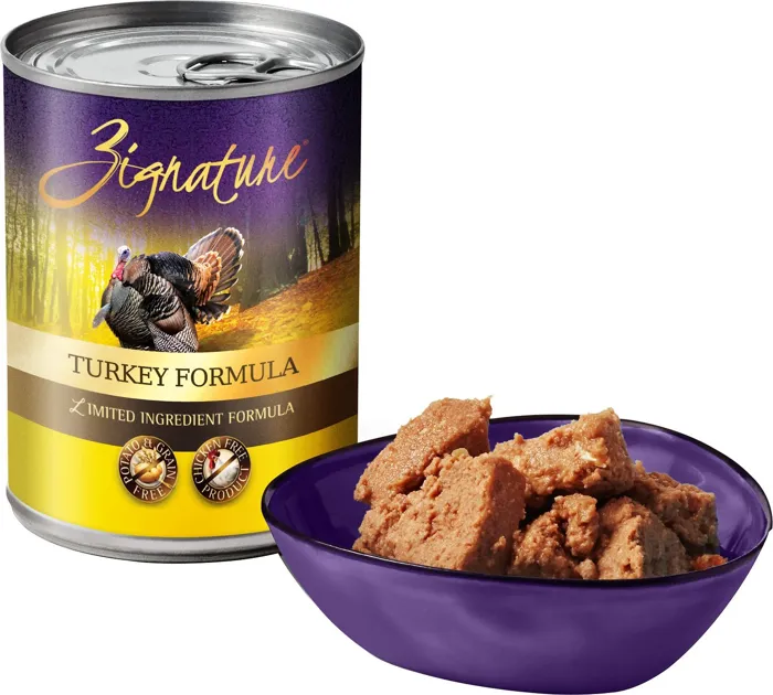 Zignature Turkey Dog Can 13oz