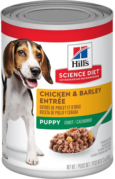 Puppy Chicken & Barley Entree Canned Dog Food 13-oz