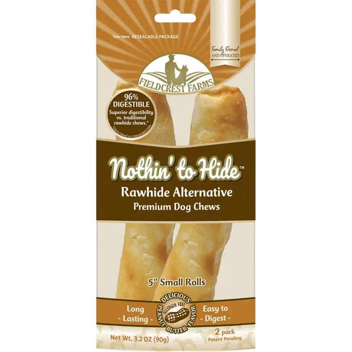 Nothin To Hide Roll Peanut Butter 5" 2 Pk
