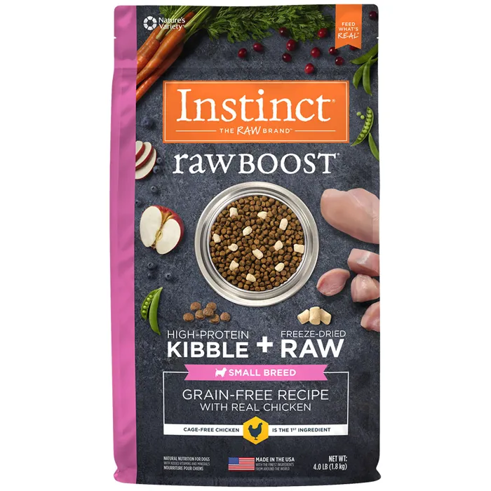 NV Instinct Dog Raw Boost SB Chicken 4#