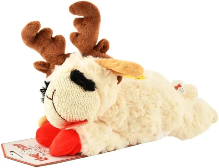 Multipet Lamb Chop w/ Antlers 10"