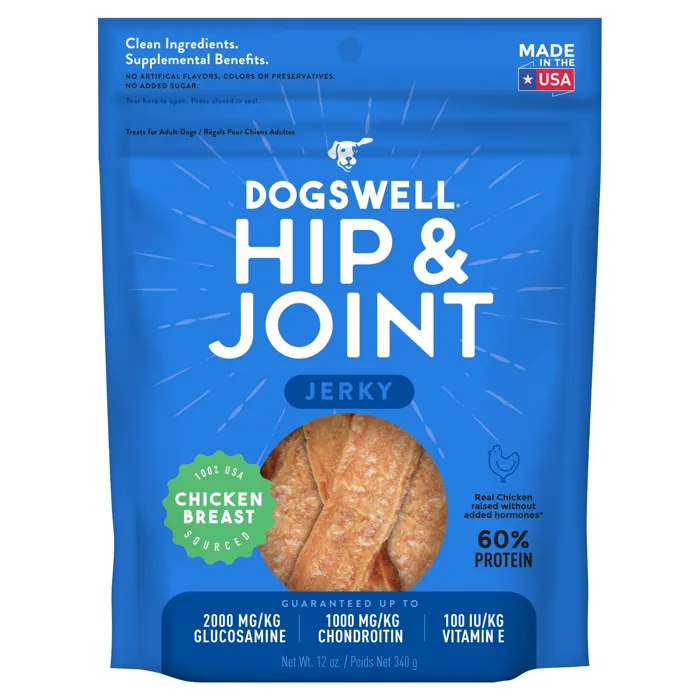Dogswell Hip and Joint Chicken Jerky 12oz