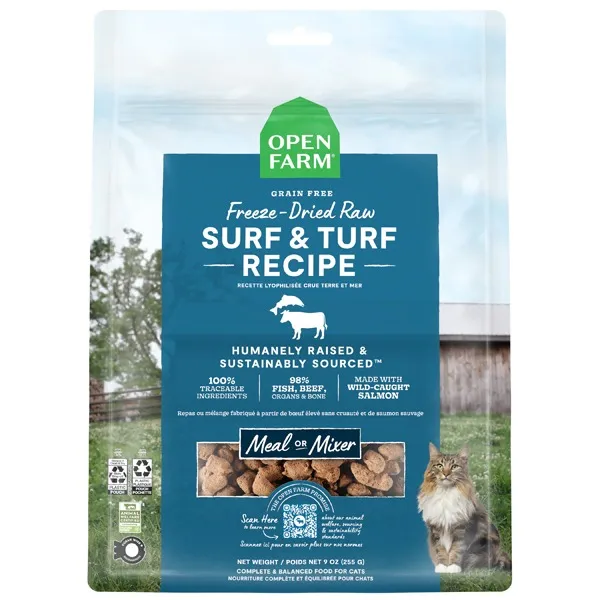 Open Farm Cat FD Morsels Surf and Turf 9oz