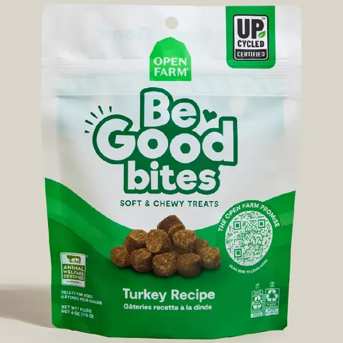 Open Farm Dog Treat Be Good Bites Turkey 6oz
