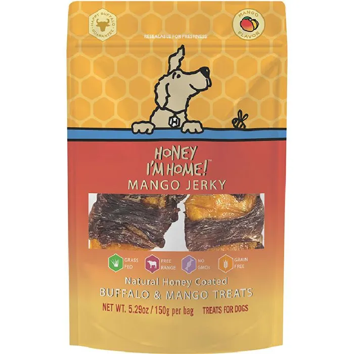 Honey I', Home Buffalo Mango Jerky 5.29oz
