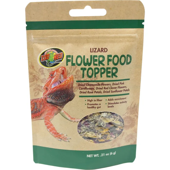 Zoo Med Lizard Flower Food Topper .21z