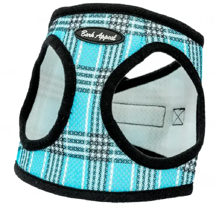 Bark Appeal EZ Wrap Blue Plaid XS