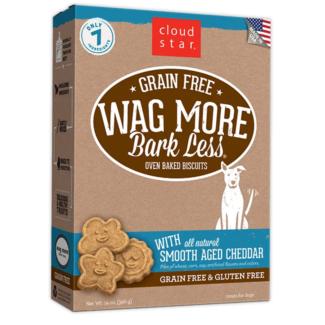 Wag More GF Oven Baked Cheddar 14oz.