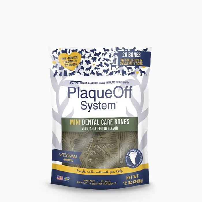 Plaqueoff Dental Care Bones Mini Vegetable Fusion 17oz