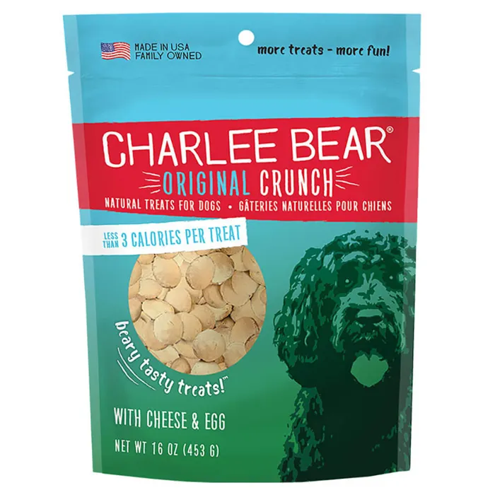 Charlee Bear Dog Treat Cheese/Egg 16oz