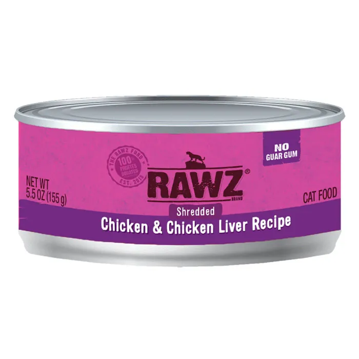Rawz Cat Shredded Chicken/Liver 5oz