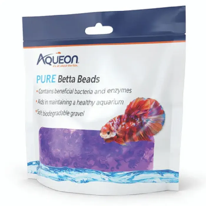 Aqueon Pure Betta Beads Purple