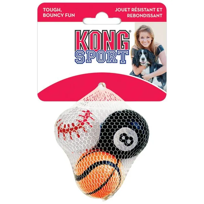 KONG SPORT BALLS ASST SM 3PK