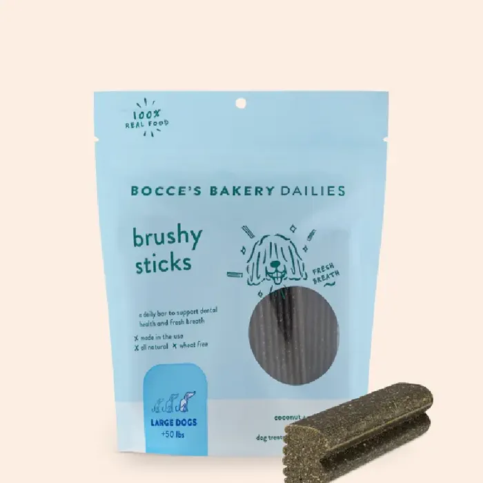 Bocce's Dog Brushy Sticks Large 16oz