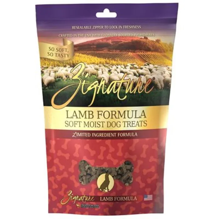 Zignature Soft Bone Lamb Treats 4oz