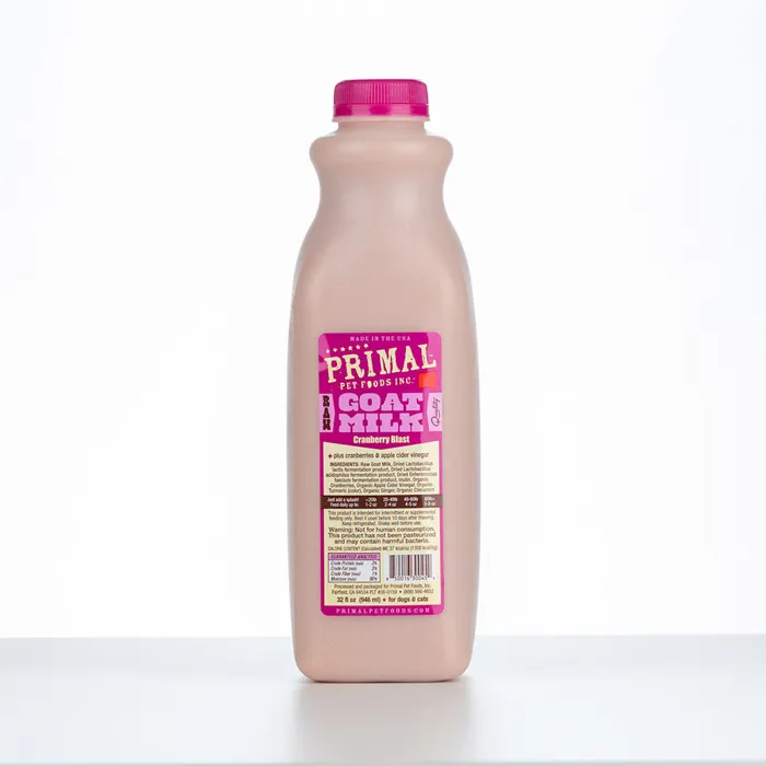 Primal Raw Goat Milk w/ Cranberry 32oz