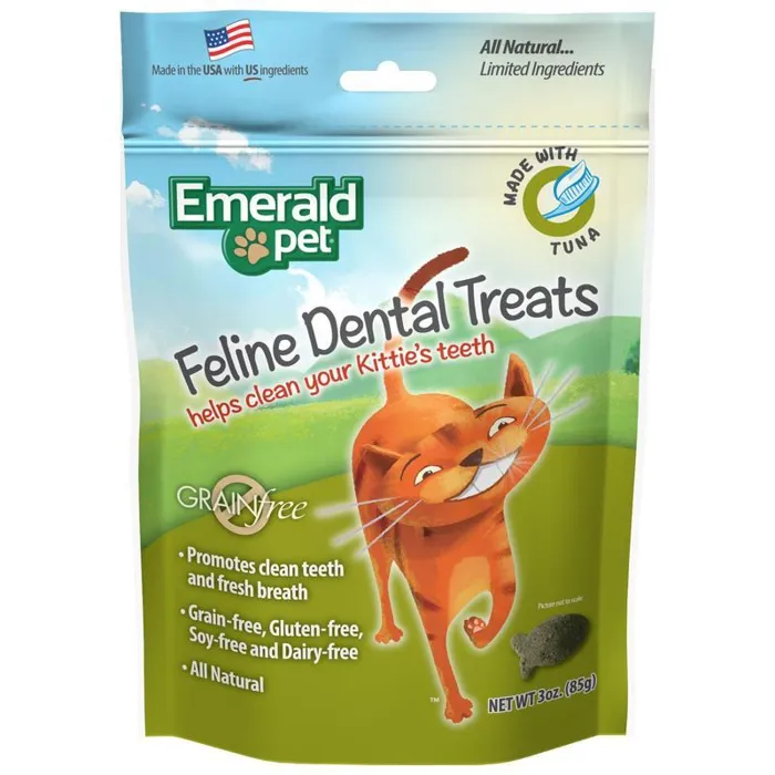 Emerald Pet Cat Dental Treat Tuna 3oz