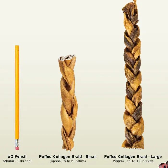 Red Barn Collagen Puffed Braid 6" 25ct