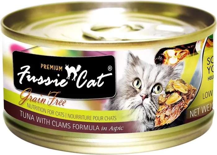 Fussie Cat Tuna with Clams 2.82OZ