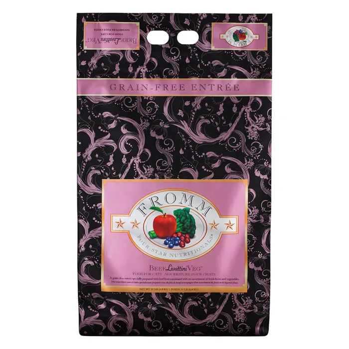 Fromm Cat 4 Star GF Beef Livattini 10#