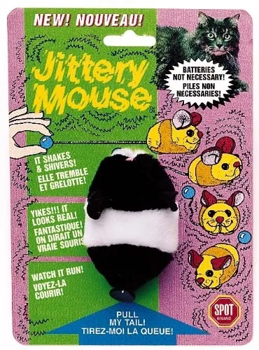 Spot Cat Jittery Mouse 3"