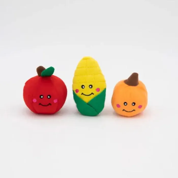 Zippy Paws Fall Harvest 3-Pack