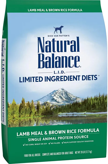 % Natural Balance Dog Lamb & Rice 28#