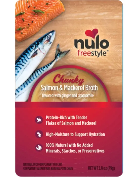 Nulo Cat Pouch Chunky Salmon/Mackerel 2.8oz