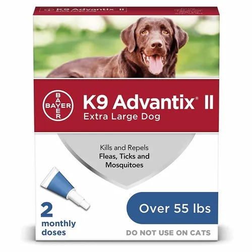 Bayer Advantix II XL Dog Over 55# 2pk