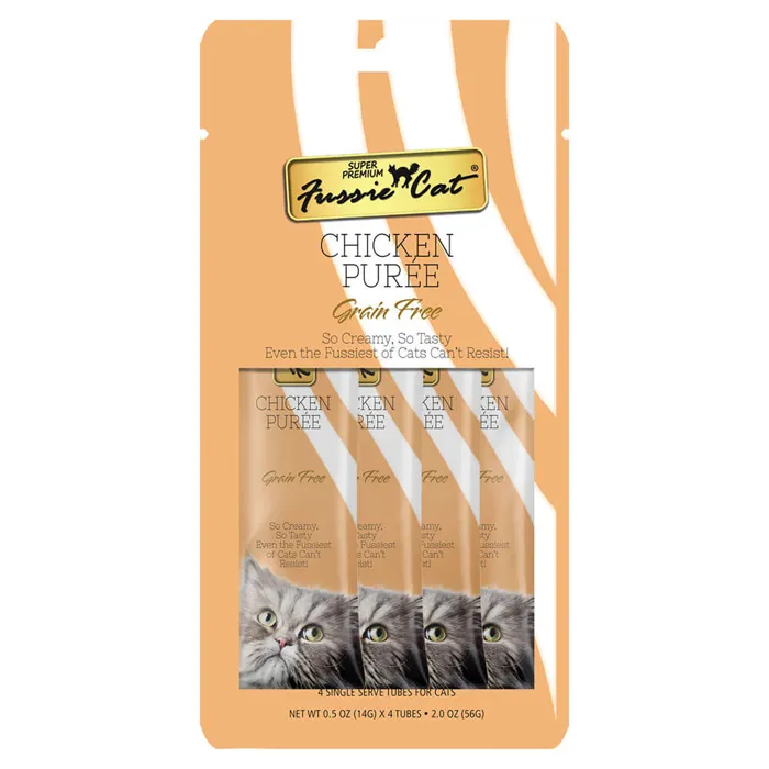 Fussie Cat Puree Chicken 4pk