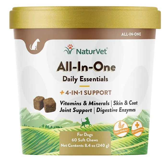NaturVet All In 1 Chew 60ct