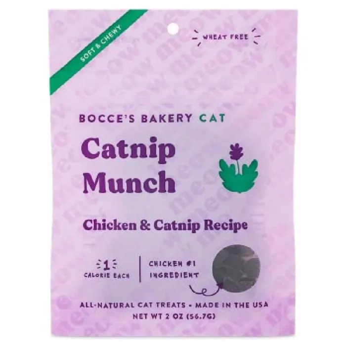 Bocces Bakery Cat Treat Catnip Munch 2oz