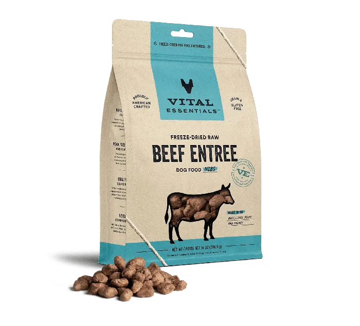 Vital Essentials Dog FD Mini Beef Nibs 14oz