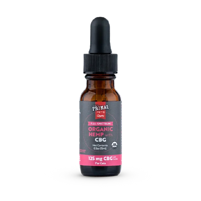 Primal Cat CBG Oil 12mg .5oz