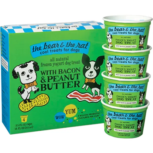 The Bear & The Rat Peanut Butter & Bacon 4pk
