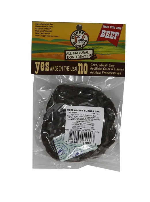 Happy Howie's Beef Burger 4"