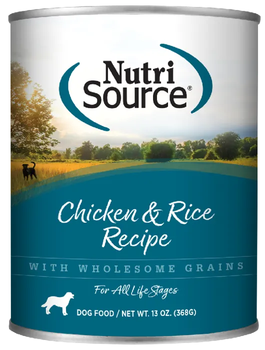 Nutrisource Dog Chicken/Rice 13oz