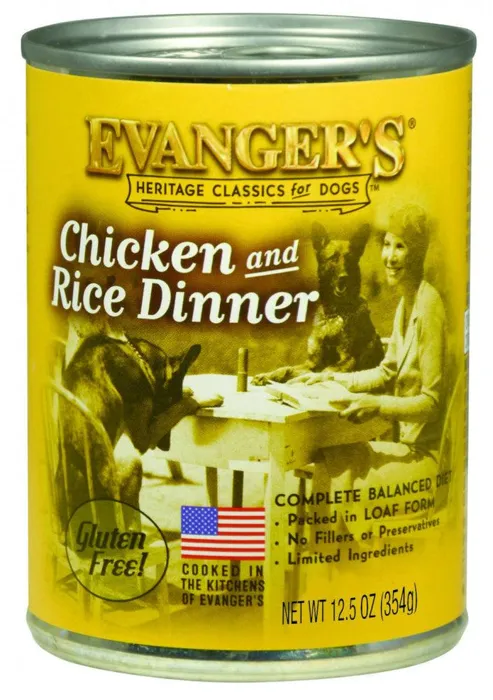 Evangers Classics Chicken & Rice Dog Can 13.2oz