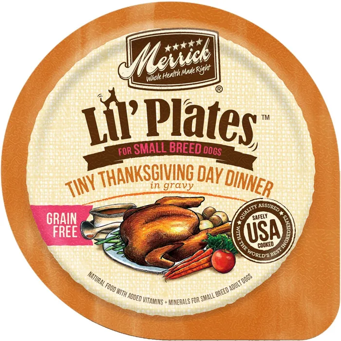 Merrick Lil' Plates Tiny Thanksgiving Dinner 3.5oz